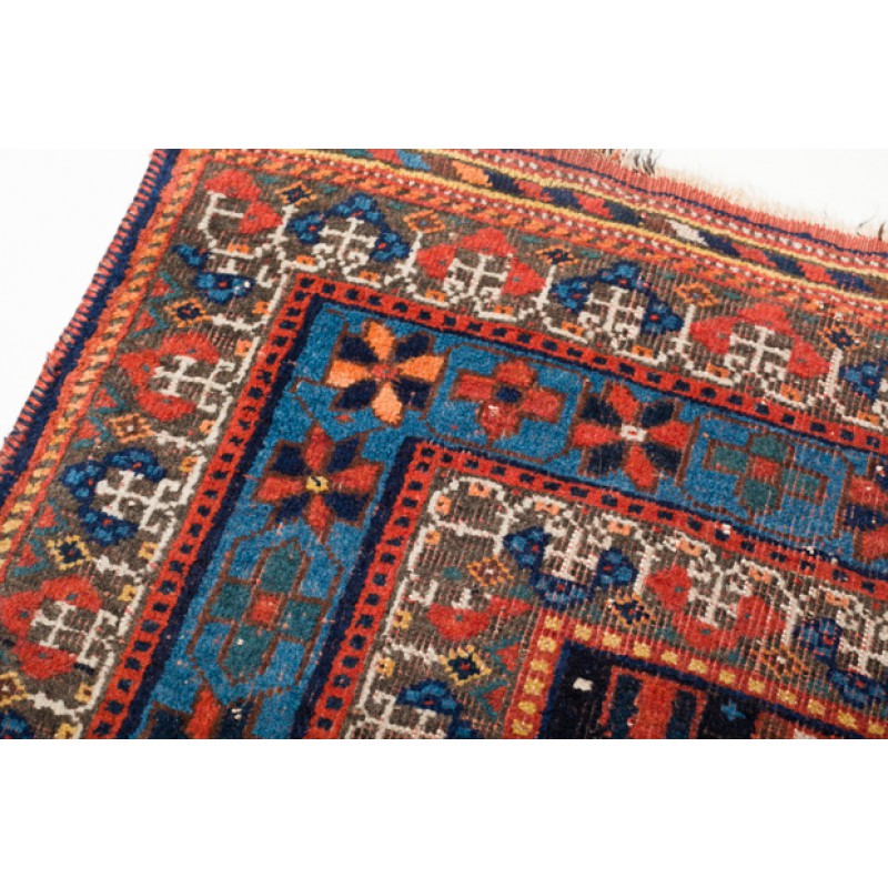 Persian Khamseh クアンティーク絨毯 C27022 Persian Khamseh クアンティーク絨毯 C27022