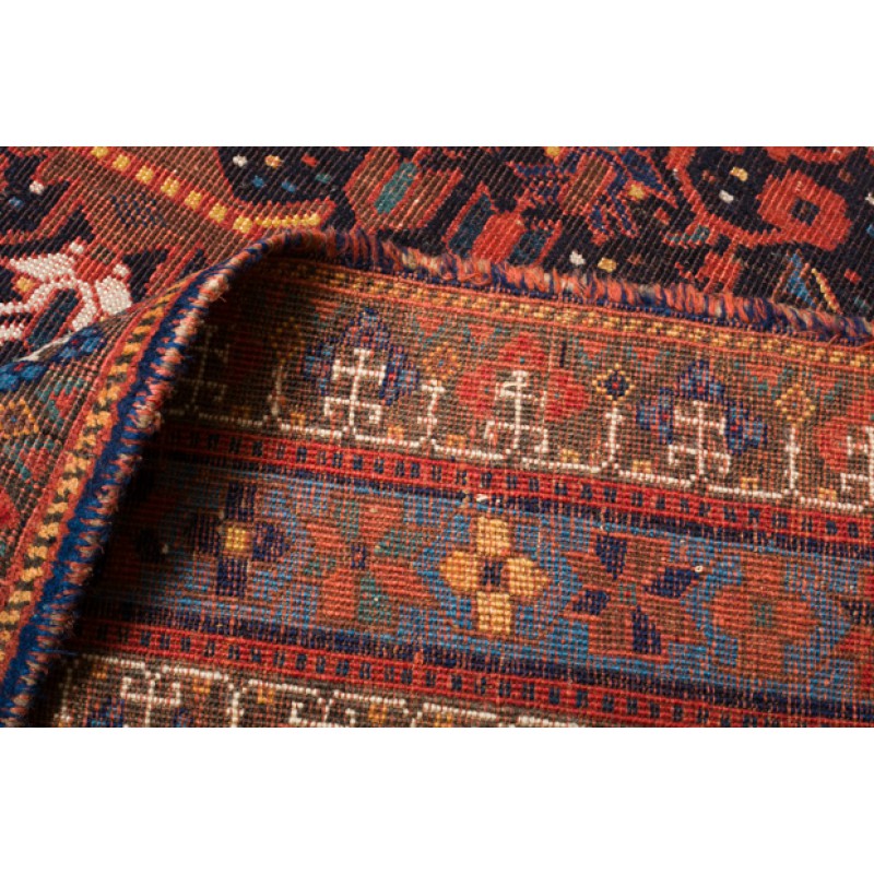 Persian Khamseh クアンティーク絨毯 C27022 Persian Khamseh クアンティーク絨毯 C27022