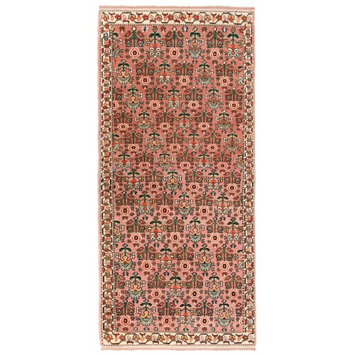 花の列の絨毯 Rows of Flowers Rug