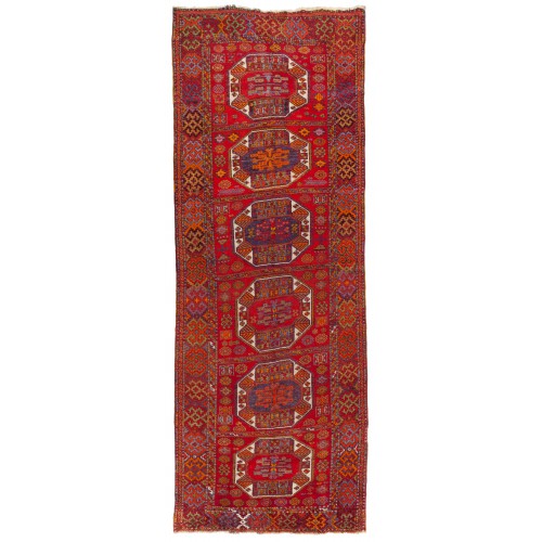 アンティーク　アナトリア絨毯　Antique Anatolian Carpet C23002