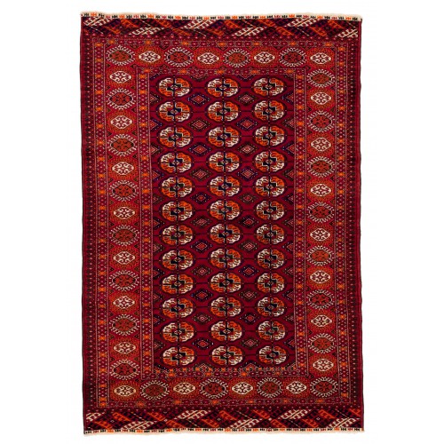 アンティーク　ブハラテッケ絨毯　Antique Buhara Tekke Carpet