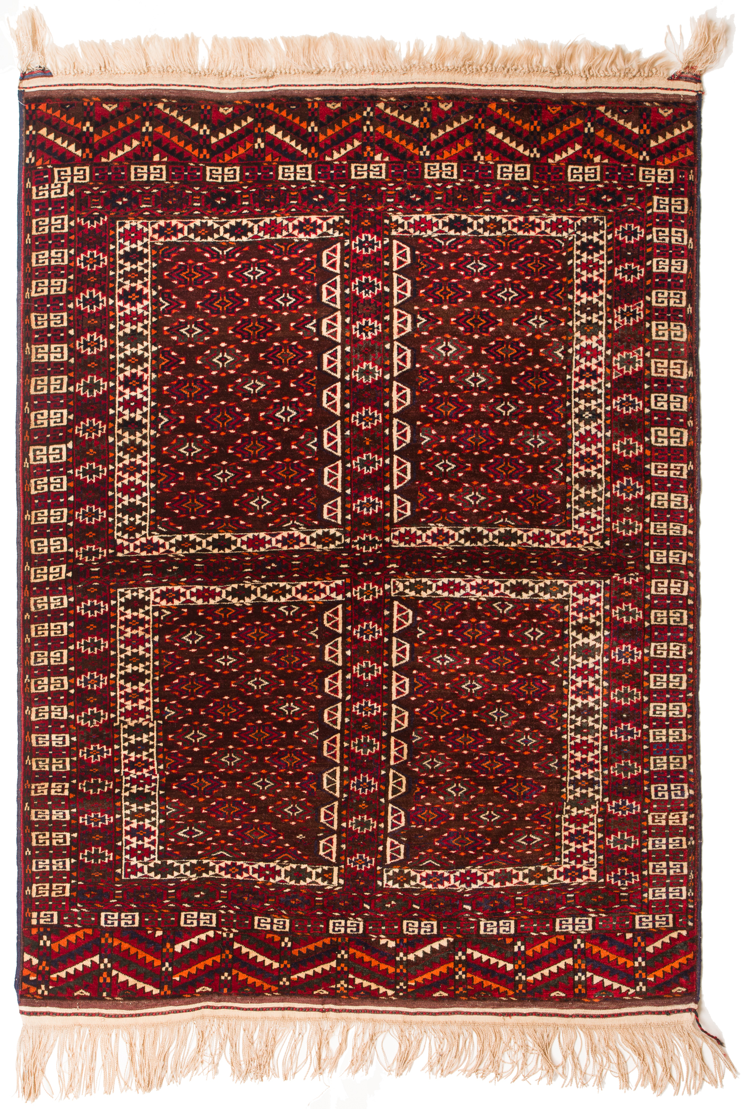 テッケ・ブハラ Bukhara トルクメン絨毯 C27013