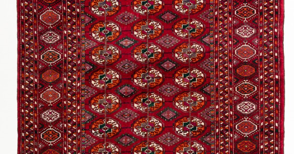 青山キリムハウス ブハラ テッケ オールド絨毯