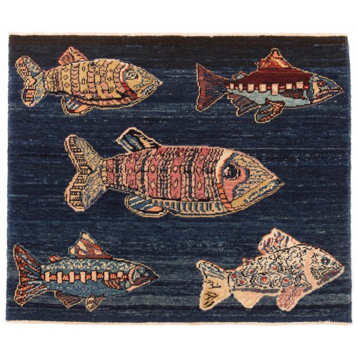 魚絨毯 fish rug