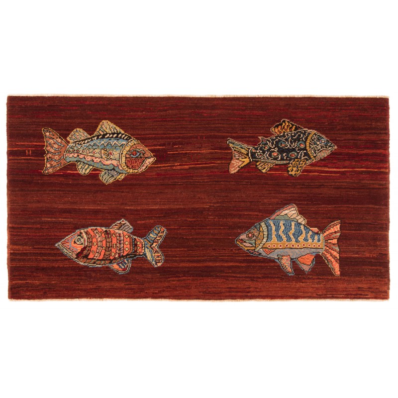 魚絨毯 fish rug C30028
