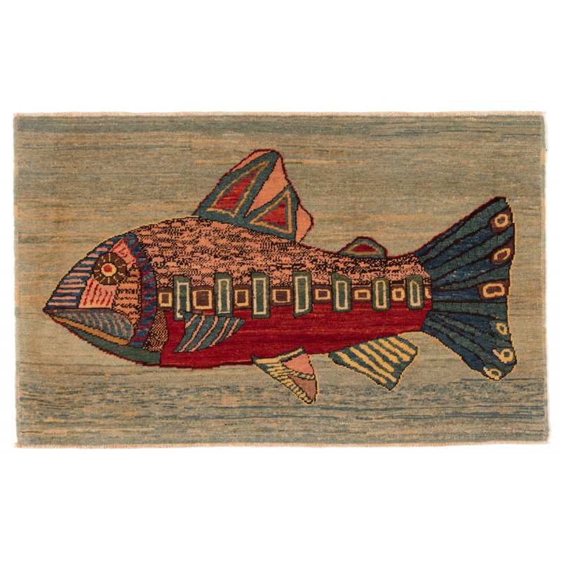 魚絨毯 fish rug C30030