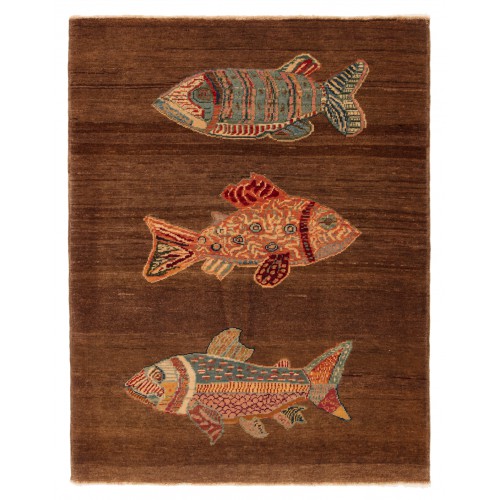 魚絨毯 fish rug C30032