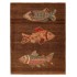 魚絨毯 fish rug C30032
