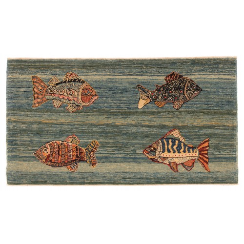 魚絨毯 fish rug