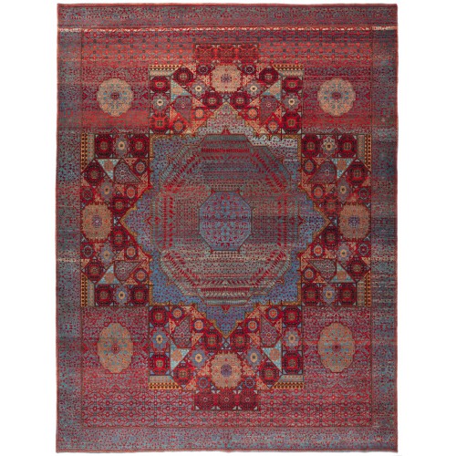 マムルークの中央に星のある絨毯 Mamluk Rug with Central Star