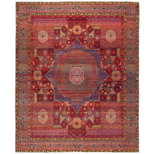 マムルークの中央に星のある絨毯 Mamluk Rug with Central Star