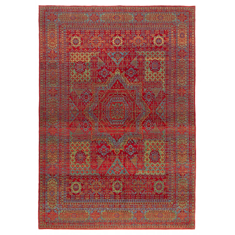 マムルークの中央に星のある絨毯 Mamluk Rug with Central Star