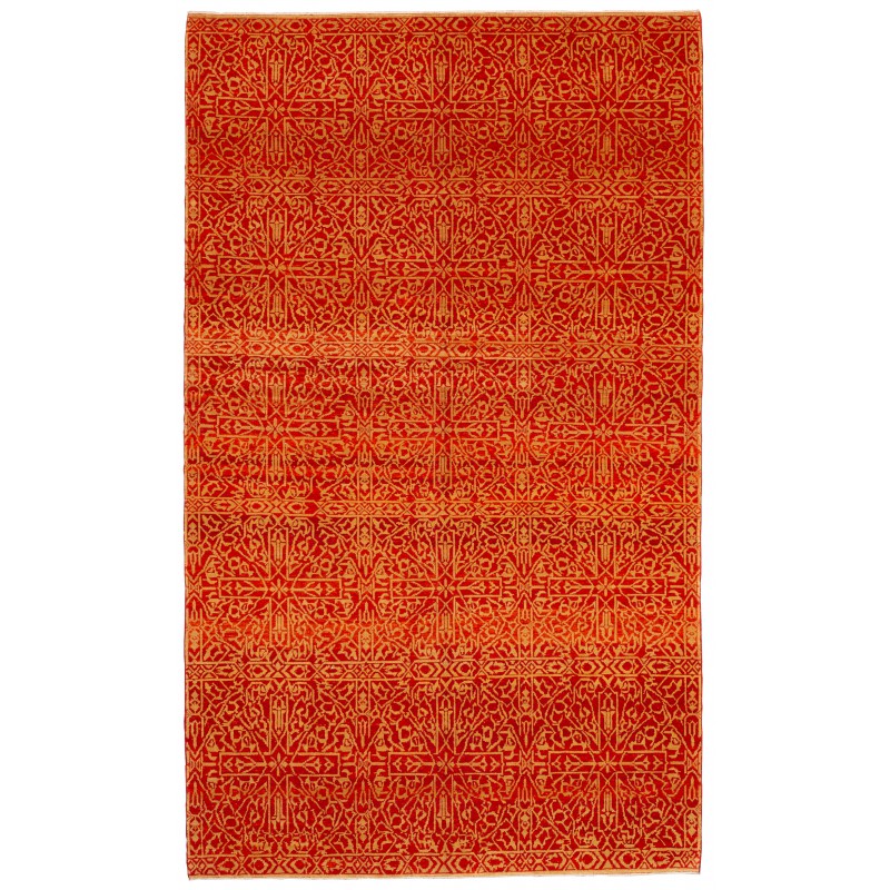 幾何学的なデザインのマムルーク絨毯 Mamluk Rug with Geometric Design