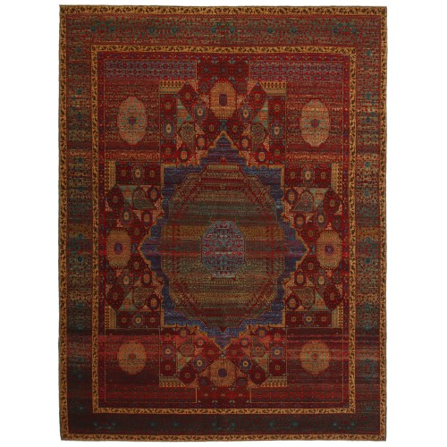 マムルークの中央に星のある絨毯 Mamluk Rug with Central Star