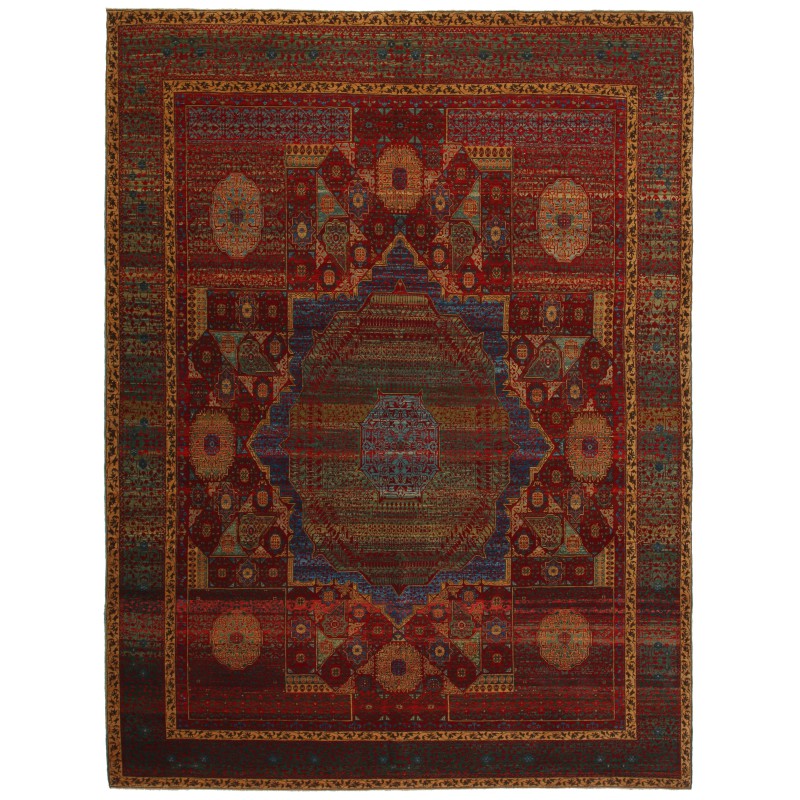 マムルークの中央に星のある絨毯 Mamluk Rug with Central Star