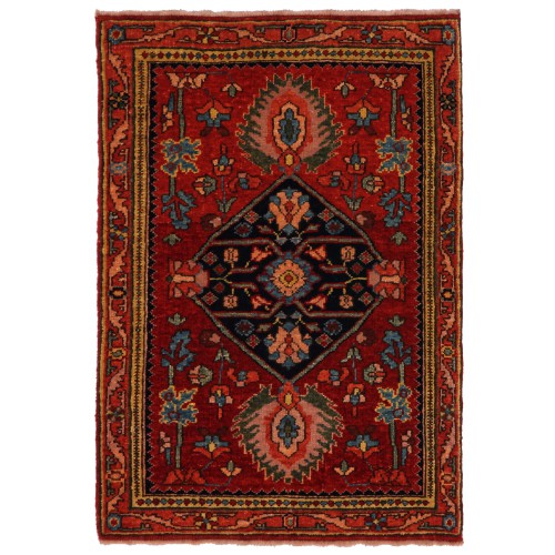 ジェロウス・ビジャール・ワギーレスメダリオン絨毯 Gerous Bidjar Wagireh Medallion Rug