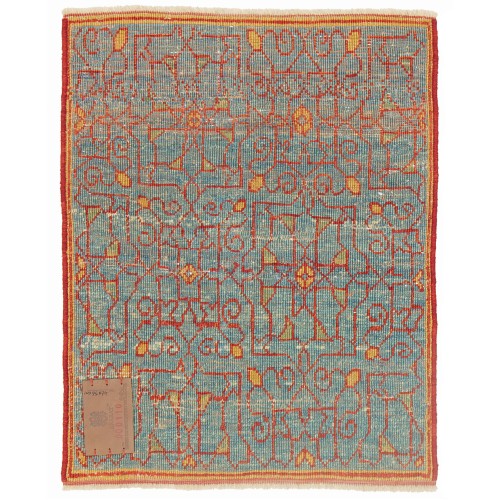 ジェレヒアン・ボーダーデザインのマムルークワギレ絨毯 Mamluk Wagireh Rug with Jerrehian Border Design