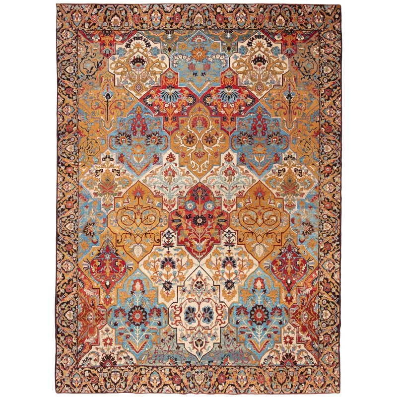 ケルマン多重メダリオン絨毯  Kerman Multi-Medallion Carpet