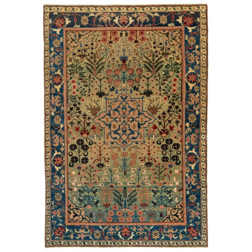 ケルマン花瓶技法の絨毯 Kerman Vase-Technique Carpet