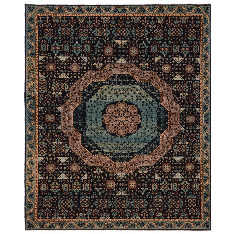 マムルークカスプ付きメダリオンの絨毯 Mamluk Rug with Cusped Medallion