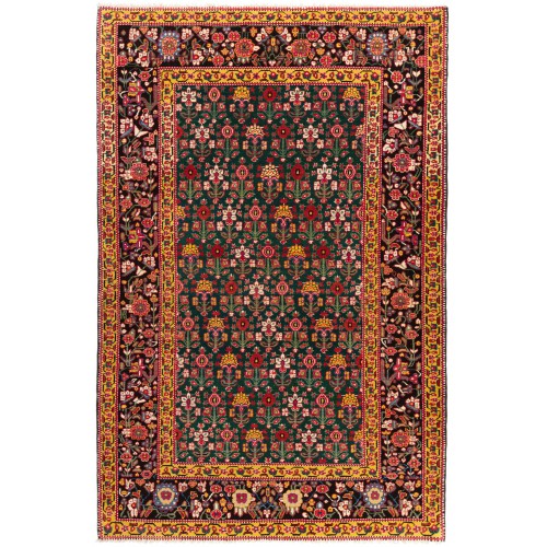 花の列の絨毯 Rows of Flowers Rug