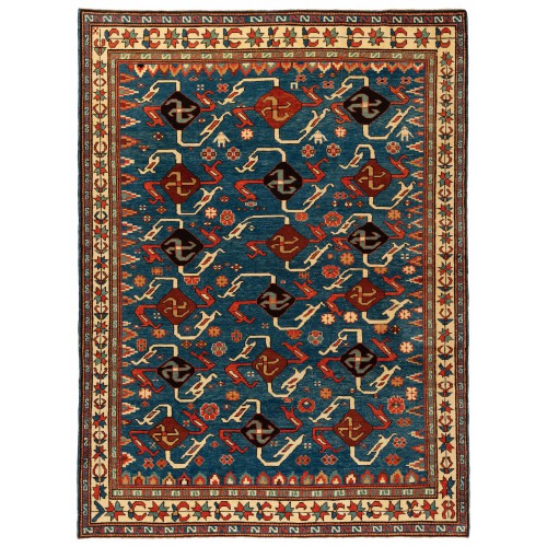 絨毯に卍のデザイン Rug with a Swastika Design