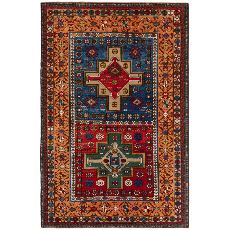 二つのメダリオンのカギズマン・カザク絨毯 Two Medallions Kagizman Kazak Rug