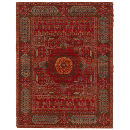 マムルークの中央に星のある絨毯 Mamluk Rug with Central Star