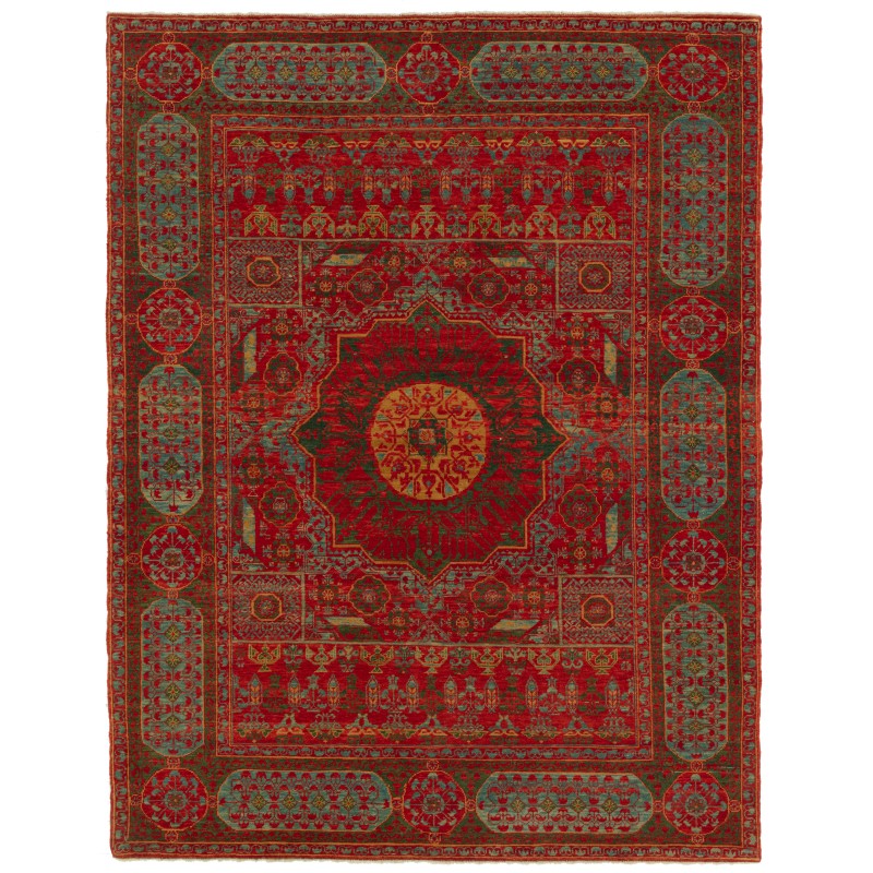 マムルークの中央に星のある絨毯 Mamluk Rug with Central Star