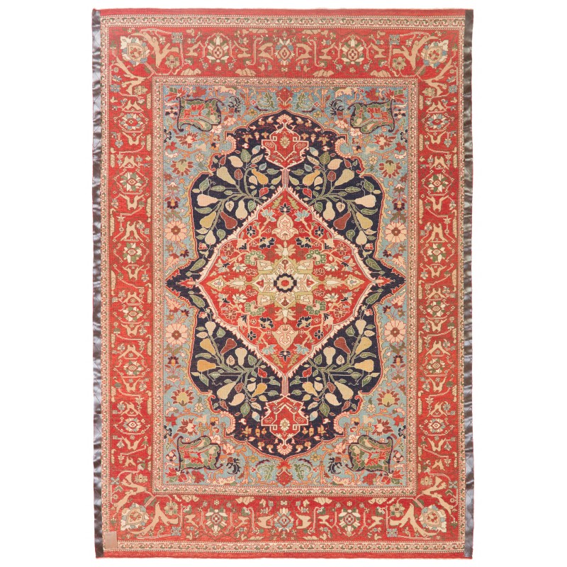 Heriz Medallion Rug with Pear Design