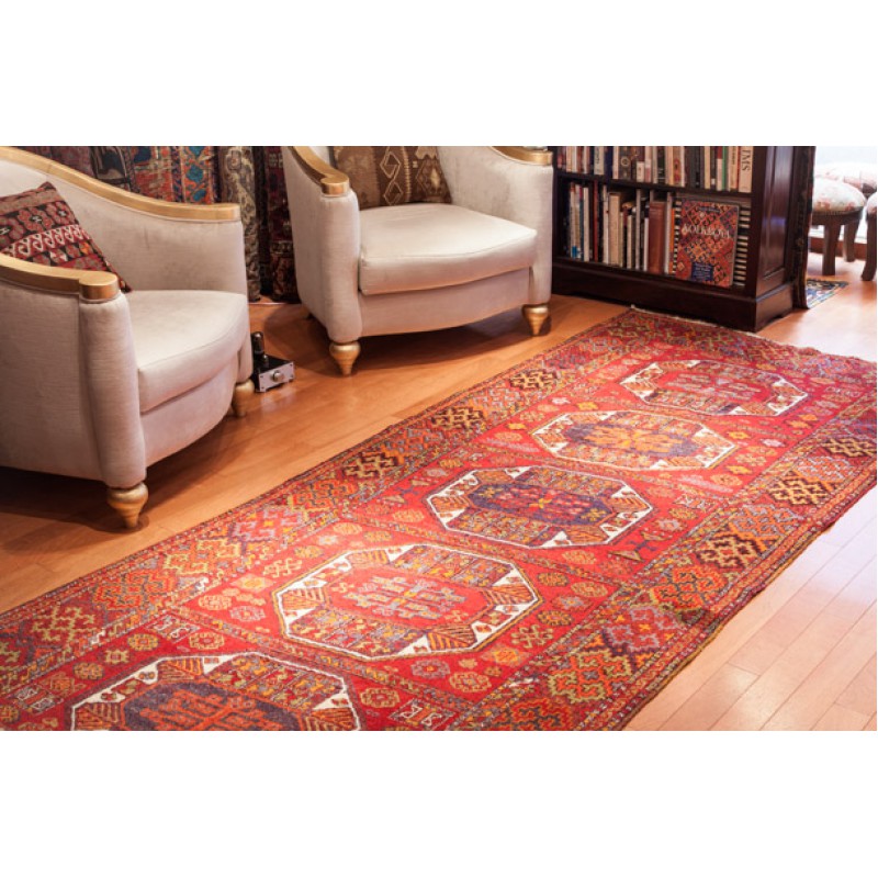 アンティーク　アナトリア絨毯　Antique Anatolian Carpet C23002