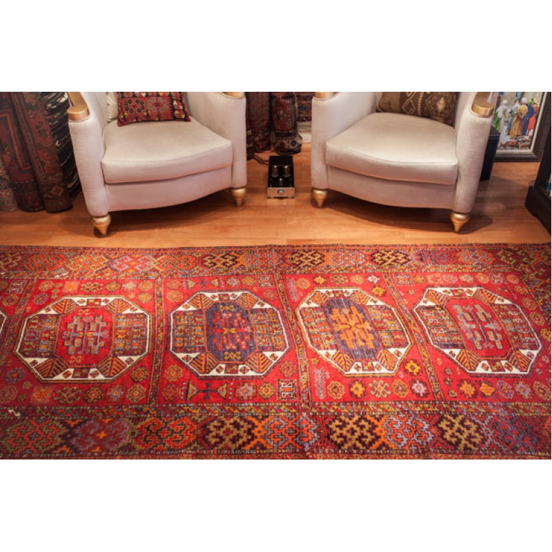 アンティーク　アナトリア絨毯　Antique Anatolian Carpet C23002