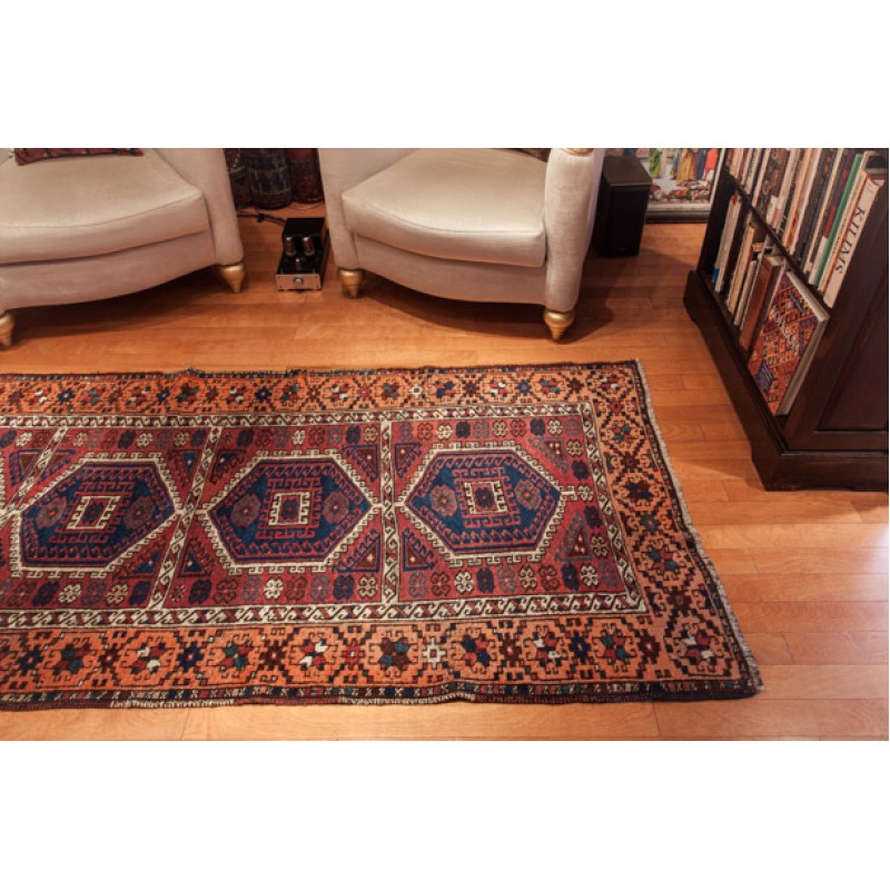 アンティーク　アナトリア絨毯　Antique Herki Carpet C23070