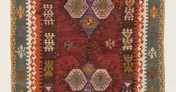 オールド、トルコキリム Sivas キリム　サイズ:108x160 オールド、トルコキリム Sivas キリム サイズ:108x160 トルコオールド