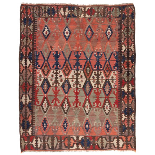 中央トルコアンティークコンヤキリム Antique Konya Kilim K30029