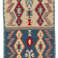 草木染め　トルコの大きなキリム 　竜モチーフ K50047-200x200w.jpg