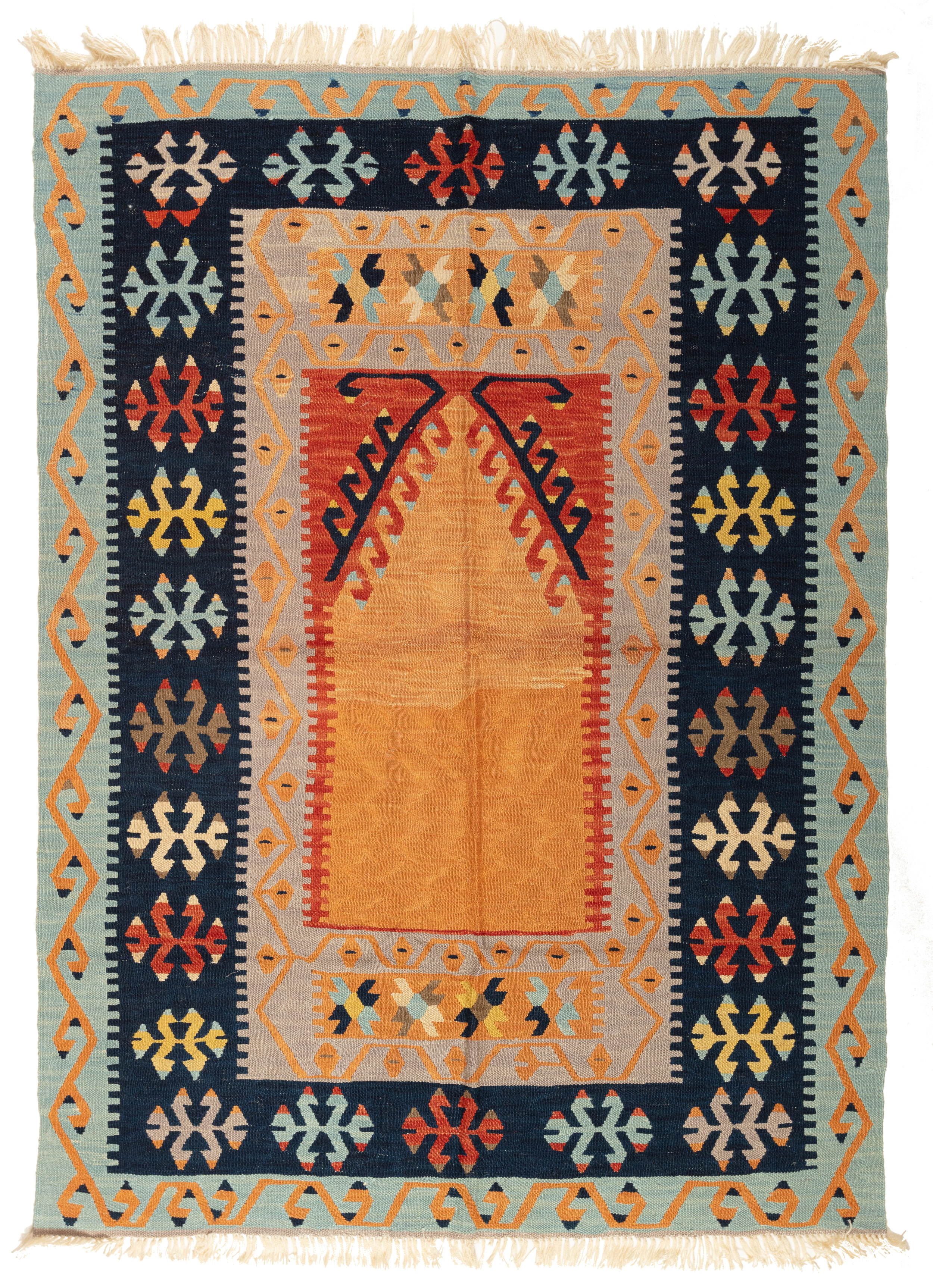 草木染めキリム 青山キリムハウス ペルシャ絨毯 トルコ絨毯キリム専門店 K50035