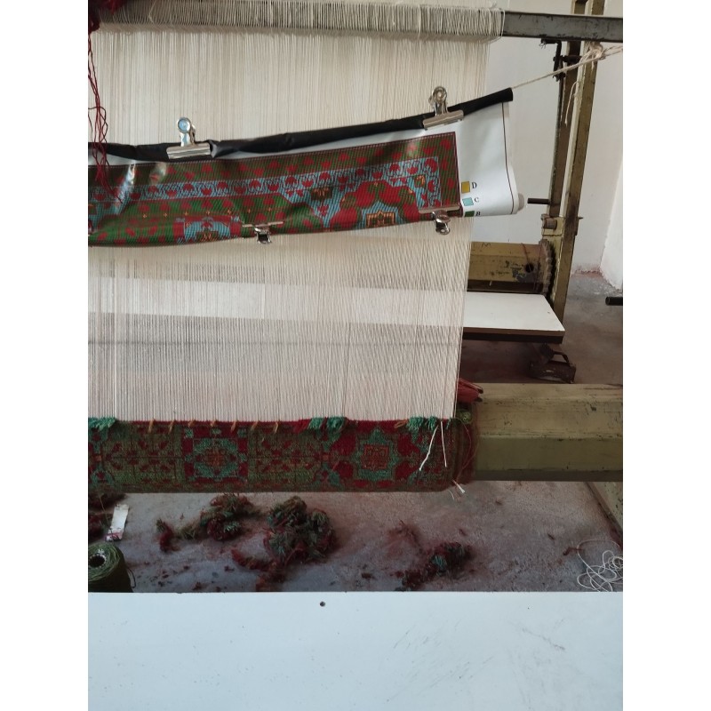 ラーの目デザインを施したマムルーク絨毯 - C50695 — 168 × 232 cm