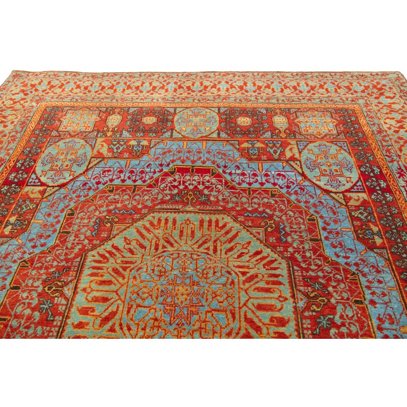 カスプメダリオン付きのマムルークラグ - C50736 — 156 × 181 cm