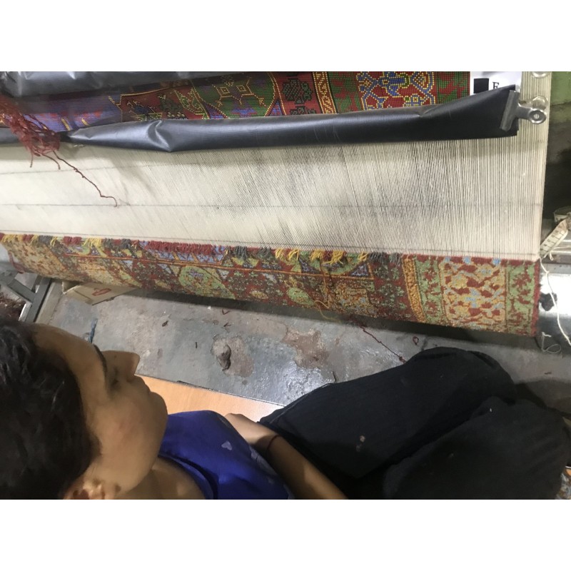 カスプメダリオン付きのマムルークラグ - C50736 — 156 × 181 cm