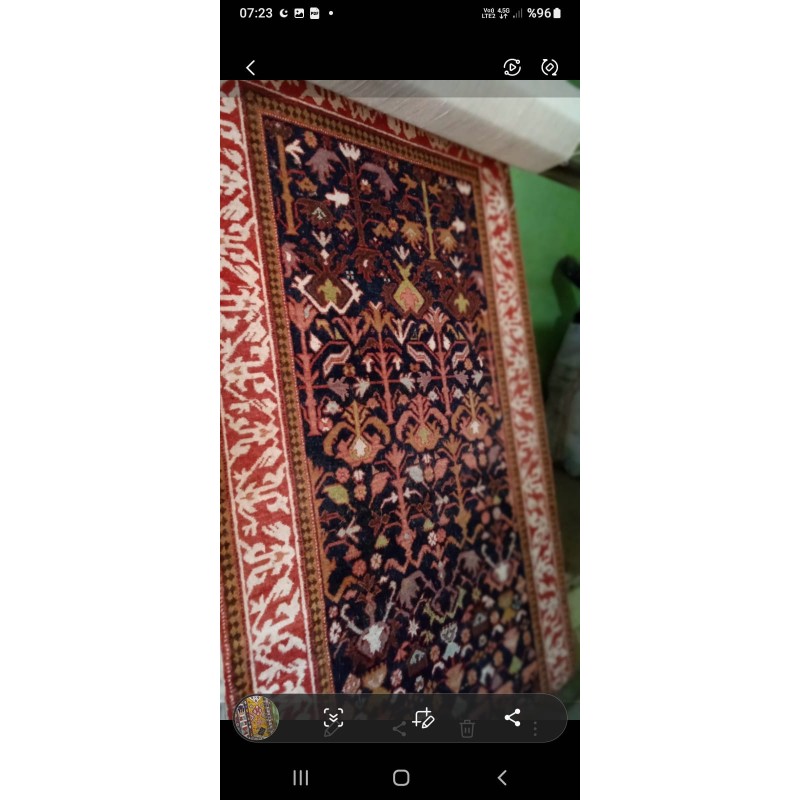 上昇するパルメットと花のクバラグ - C50747 — 110 × 160 cm 上昇するパルメットと花のクバラグ - C50747 — 110 × 160 cm