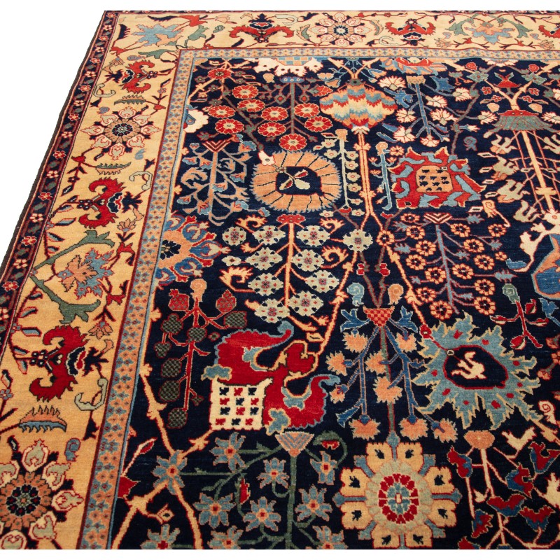 貴重なサファヴィド・キルマン「花瓶」カーペット - C50768 — 225 × 321 cm